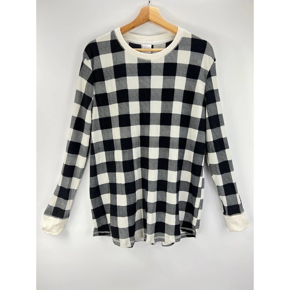 New! Women’s Buffalo Check Thermal Pajama Set - Stars Above. XXL - Picture 3 of 15